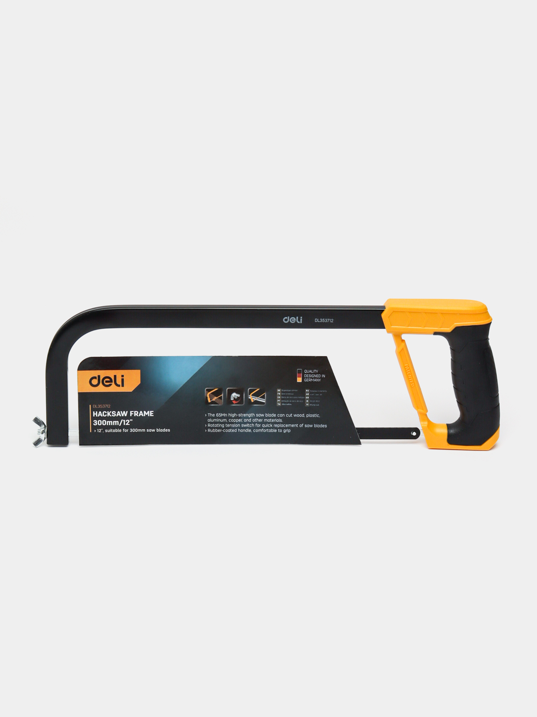 Ножовка мини 300мм EDL353712 Deli Yellow-Black