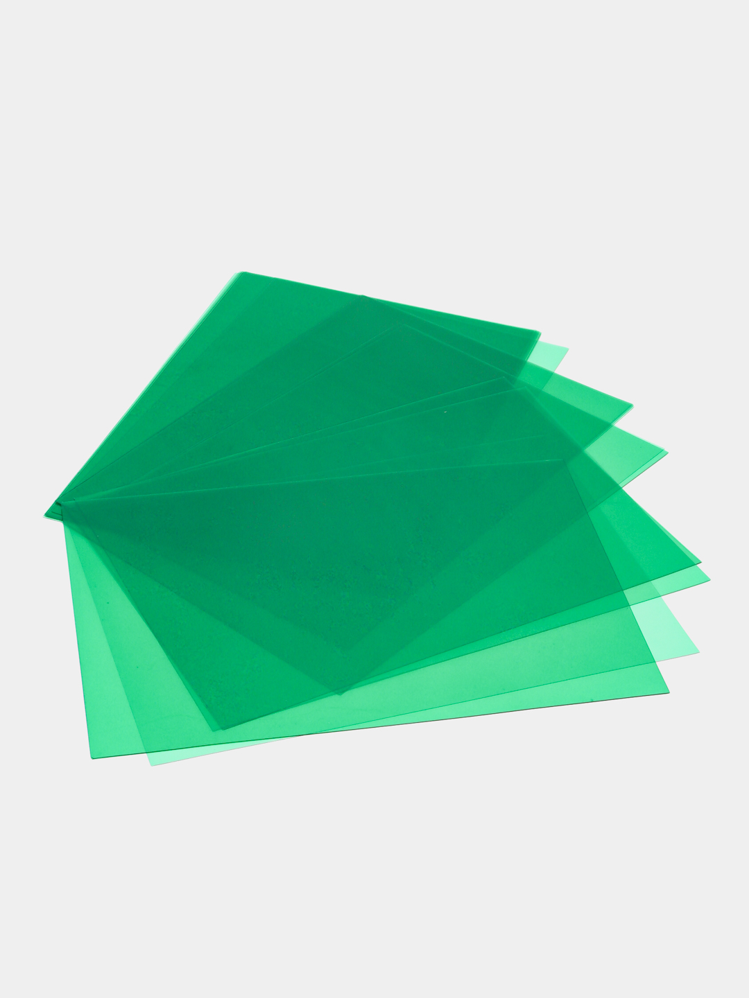 Обложка для переплета пластмассовый 0 15мм 100шт Green Bindi