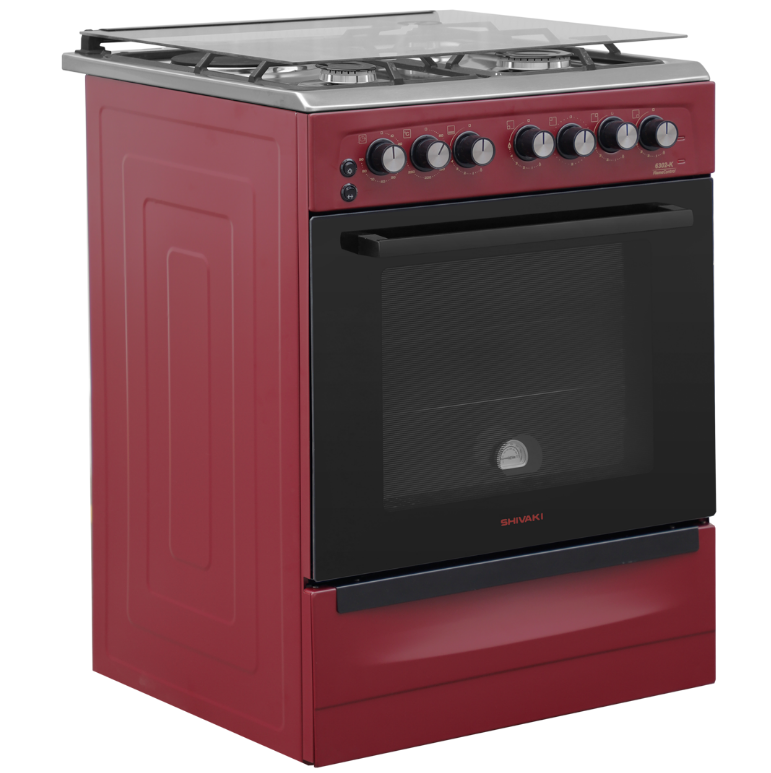 Газовая плита Shivaki 6302-K Vinous Inox