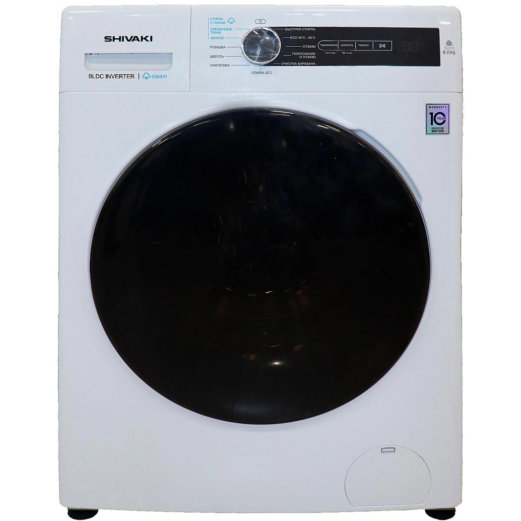 Стиральная машина Shivaki WF80L2346G White