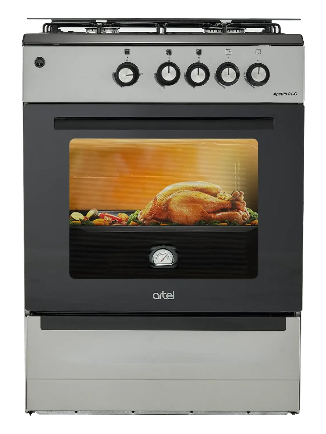 Gaz plitasi Artel Apetito 01-G V1 Gray