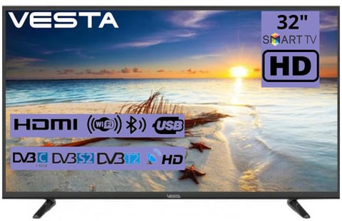 Телевизор Vesta 32V10H Android SMART Black