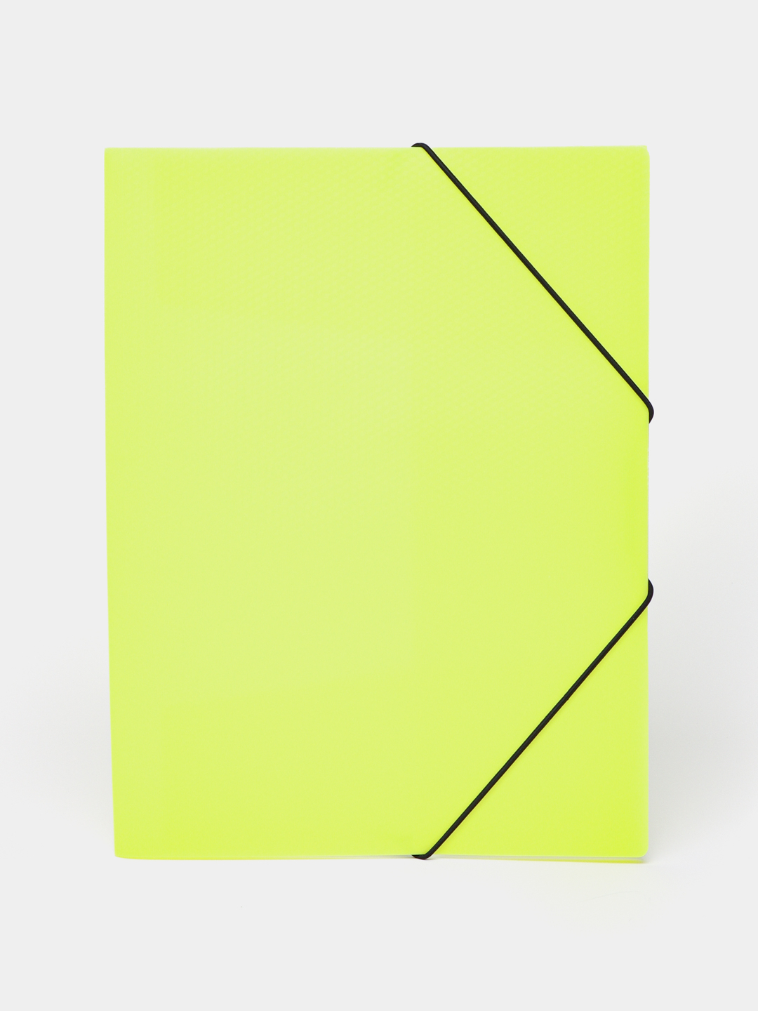Elastik DIAMOND NEON 500 mikronli qopqoqli HD Papka Plastik A4f - Sariq