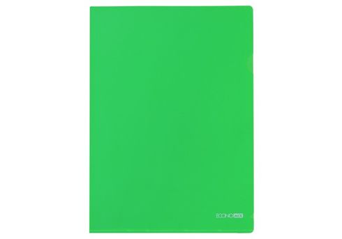 Burchakli papka, plastmassa, A4 format, yashil