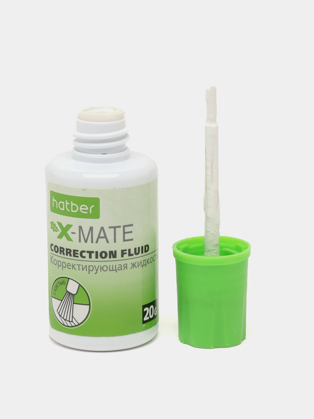 Tuzatuvchi suyuqlik Hatber X-Mate, kimyoviy asosdagi, 10 ml, cho‘tka bilan