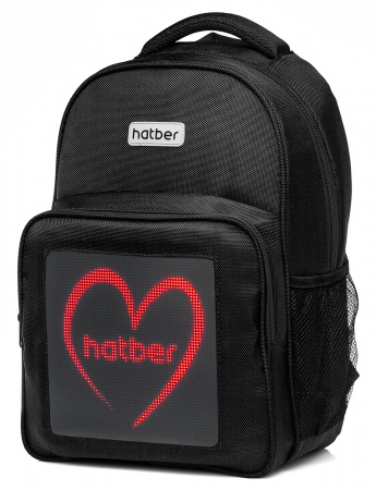 Рюкзак Hatber LED Joy 46х32х18см полиэстер 1 отделение, 3 кармана, отделение для ноутбука