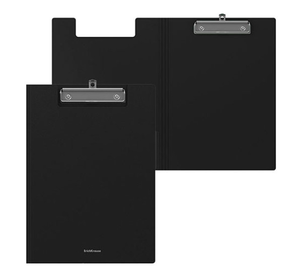 Папка-планшет ErichKrause Matt Classic, A4, пластиковая, Black, в упаковке по 4 шт