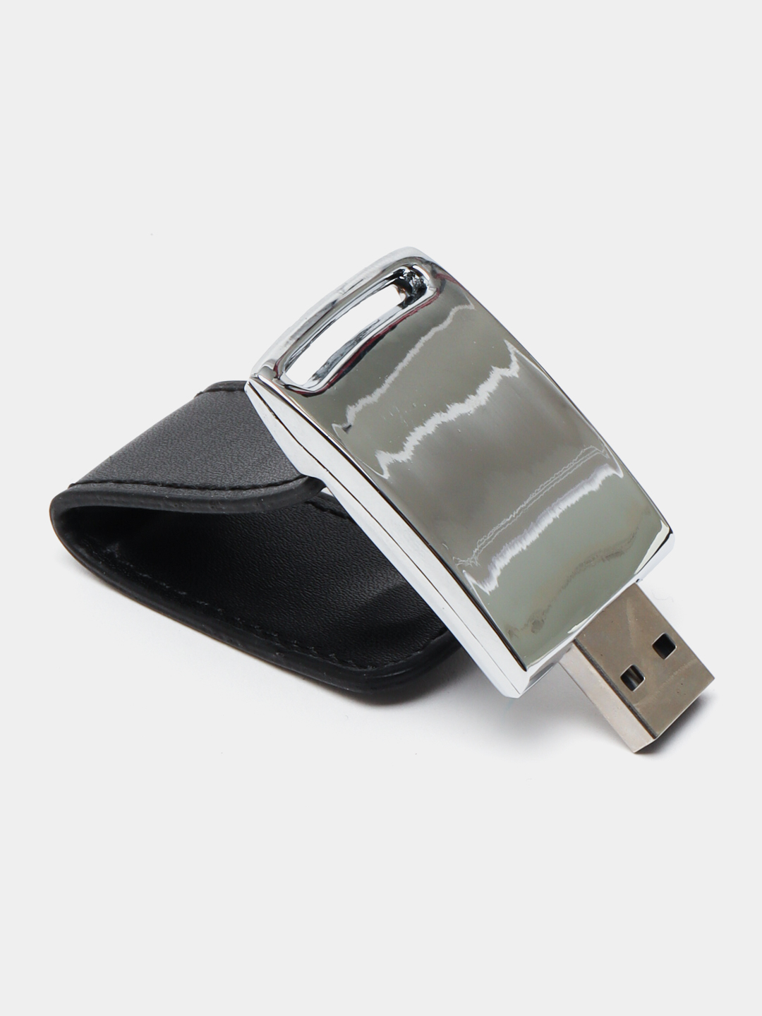 Флеш-карта 64 GB, ПУ/кожаная