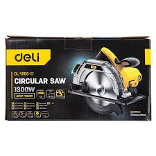 Пила циркулярная Deli 1300w 185*20мм EDL-YJ185-E1