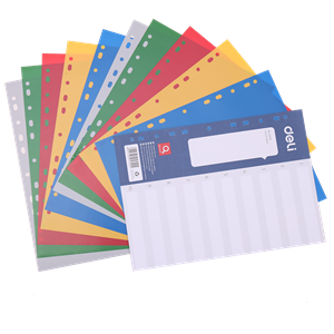 Разделитель пластмассовый 1-10 Assorti 5724A Deli