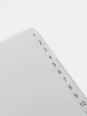 Разделитель пластмассовый 1-31 Gray 38158 Deli