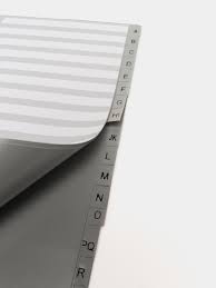 Разделитель пластмассовый A-Z Gray 38157 Deli