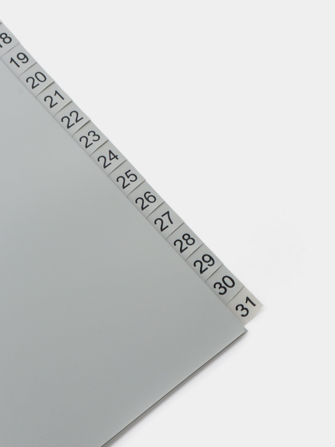 Разделитель пластмассовый 1-31 Gray 38158 Deli
