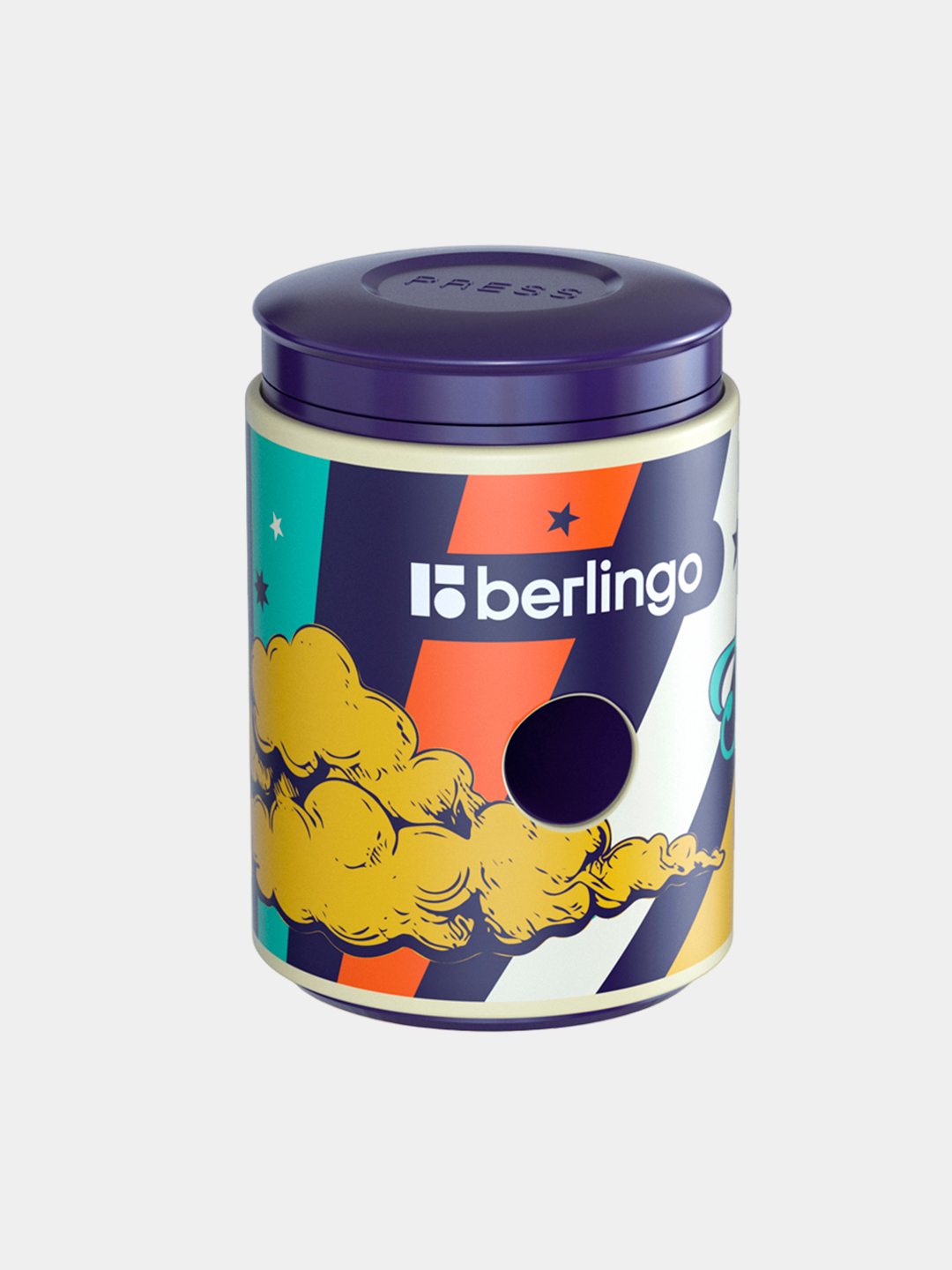 Точилка пластиковая Berlingo "Groovy"