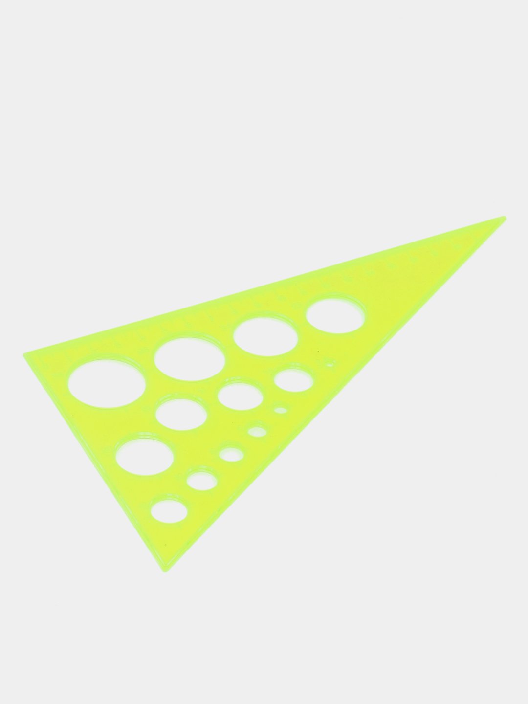Треугольник 30гр, 19см Стамм "NEON Crystal" с окружностями, Assorti