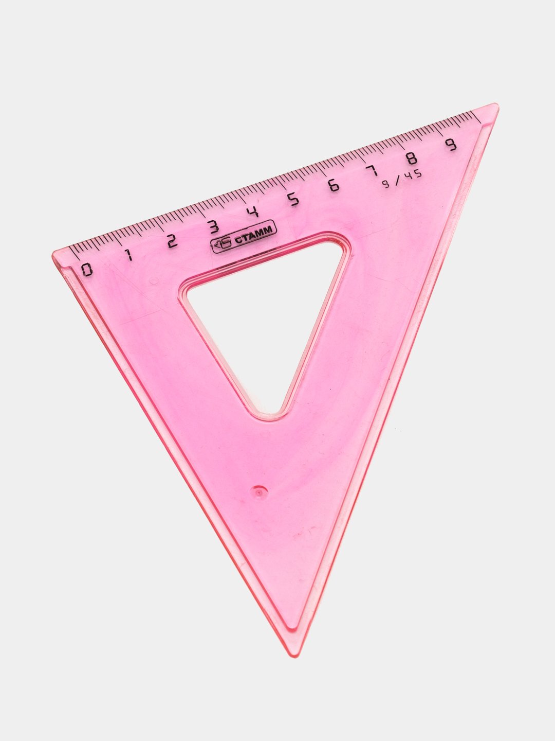 Треугольник 45гр, 9см Стамм "NEON Crystal", Assorti