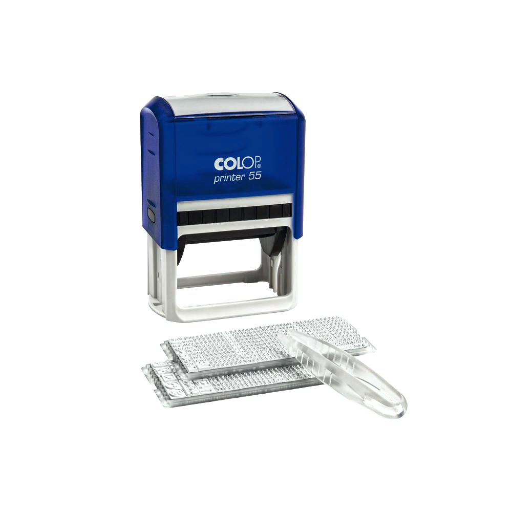 Штамп самонаборный Printer 50N/2 Set19A+B Black-Blue Colop