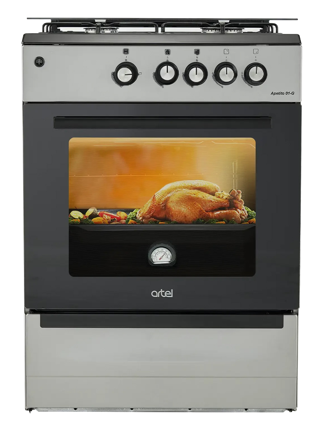 Газовая плита Artel Apetito 01-G V1 Gray