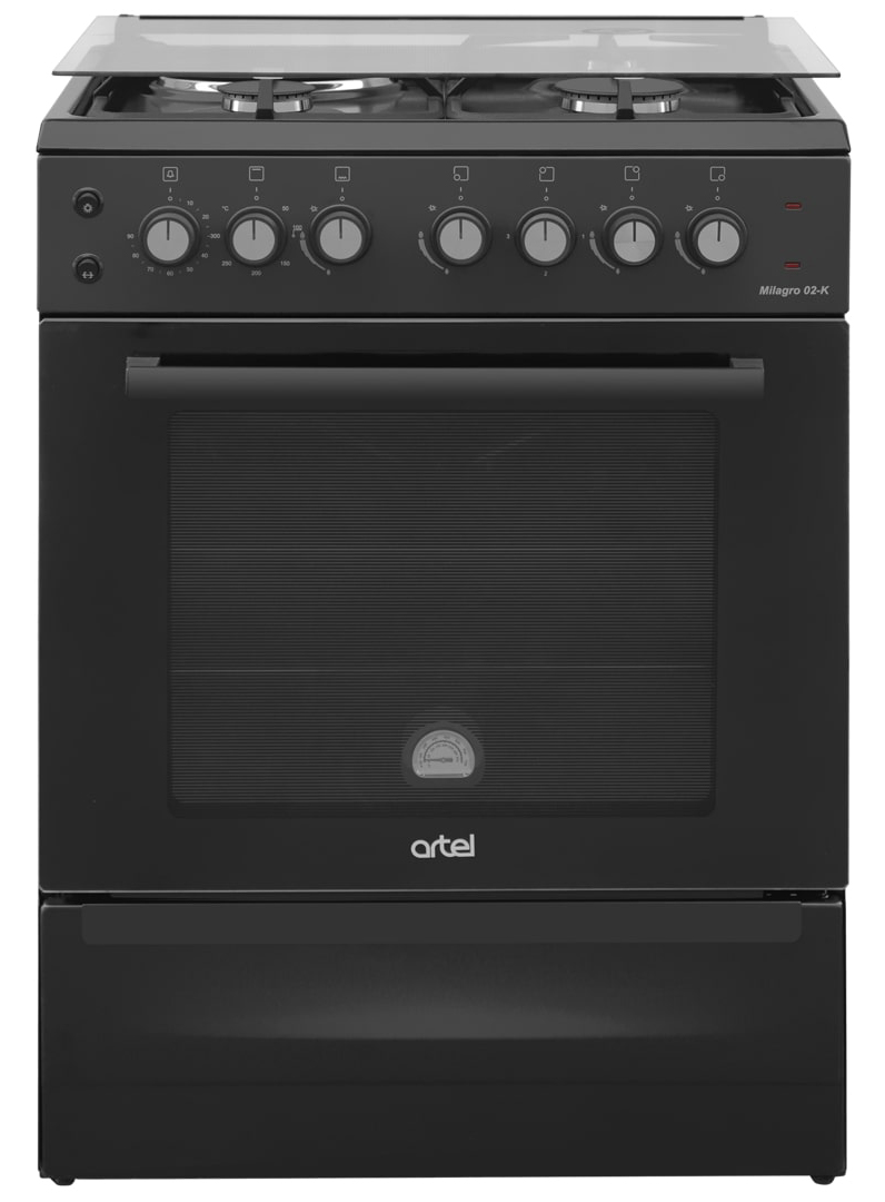 Комбинированная плита Artel Milagro 02-K CHU Matte Black