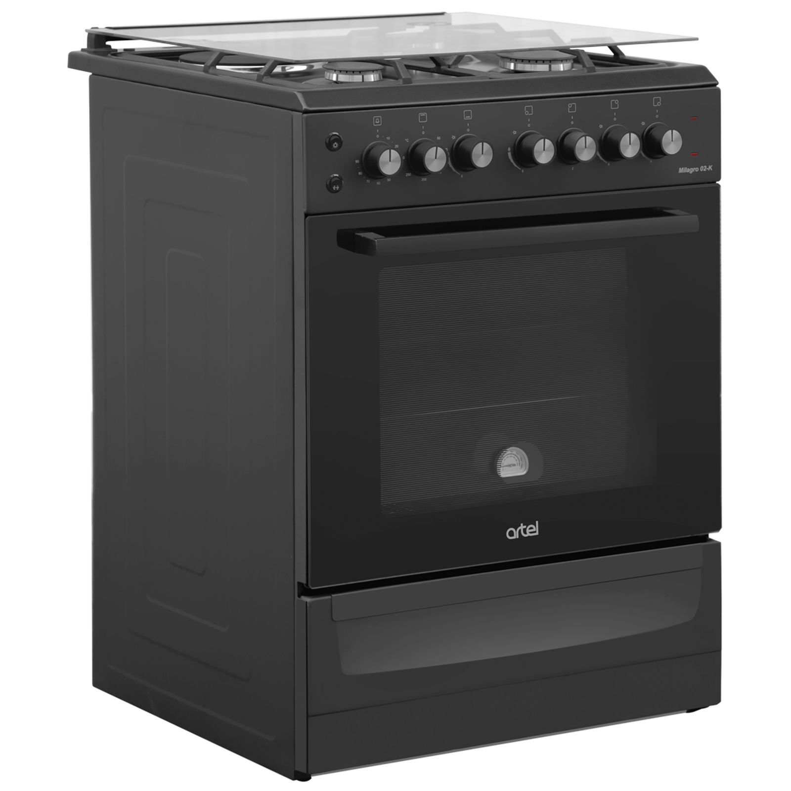 Комбинированная плита Artel Milagro 02-G V1 CHU Matte Black