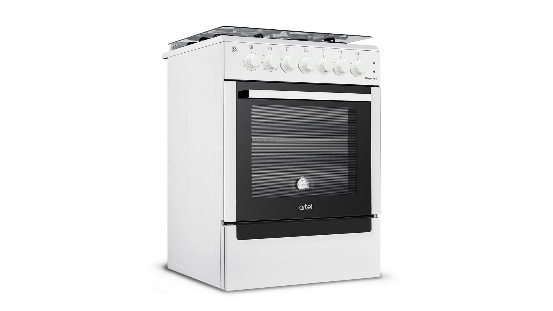 Комбинированная плита Artel GRAND MILAGRO 02-K WOK White