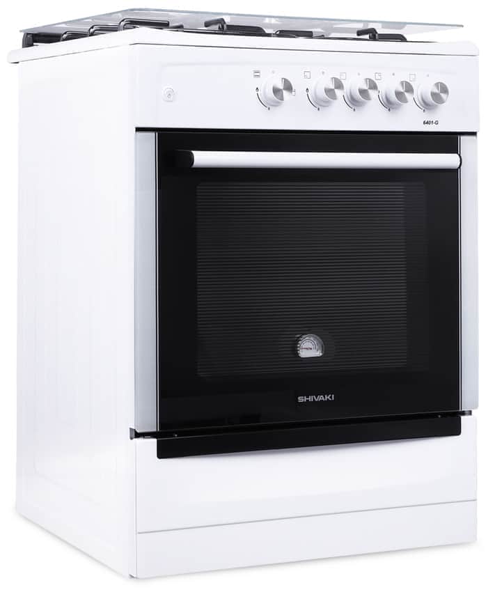 Газовая плита Shivaki 6401-G White