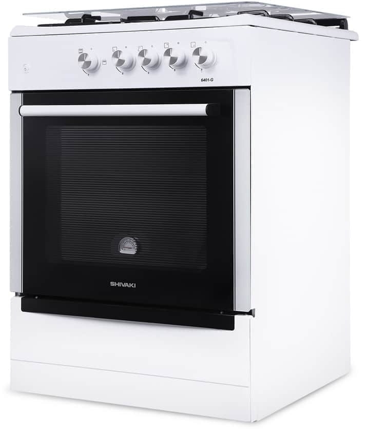 Газовая плита Shivaki 6401-G White