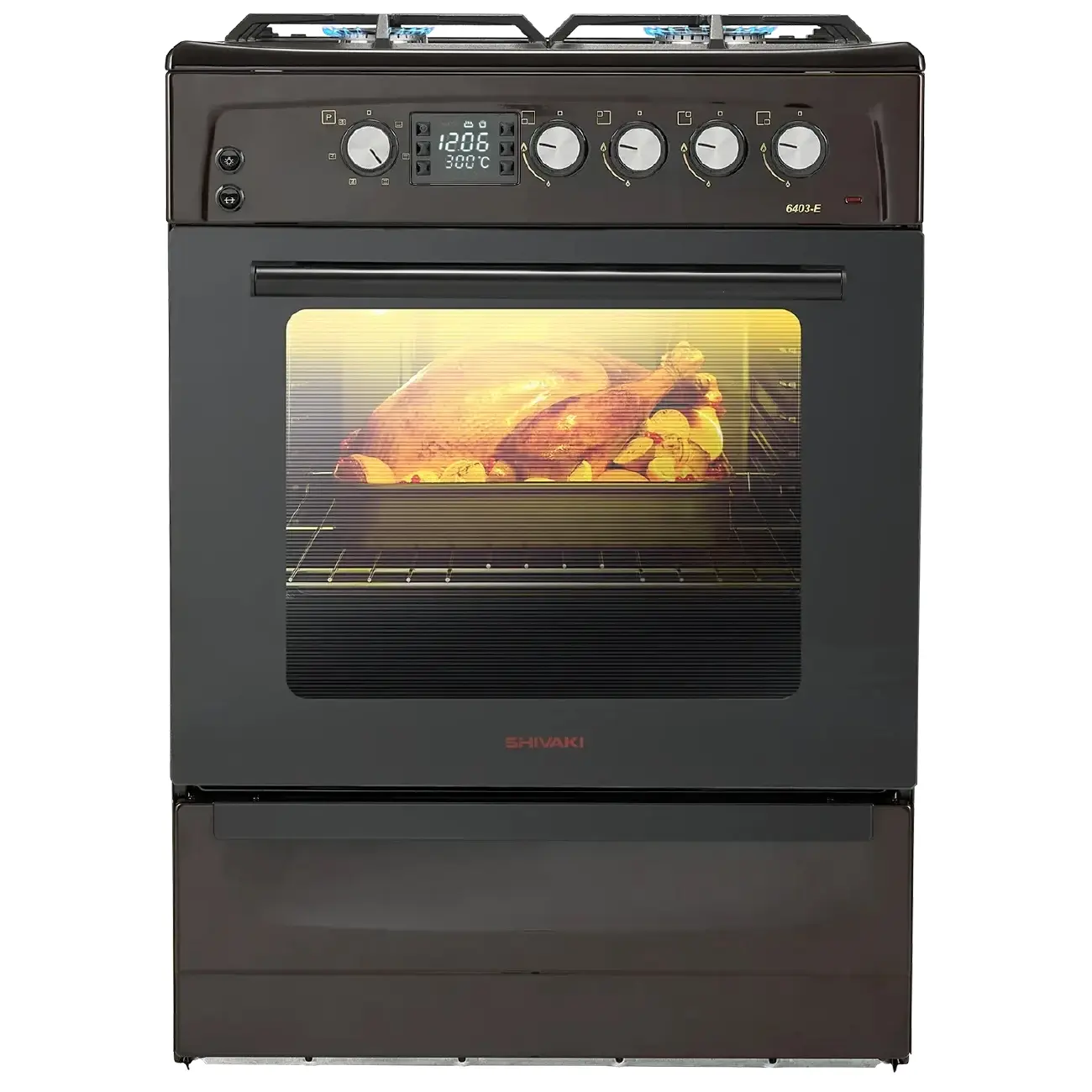 Газовая плита Shivaki 6403-E Brown