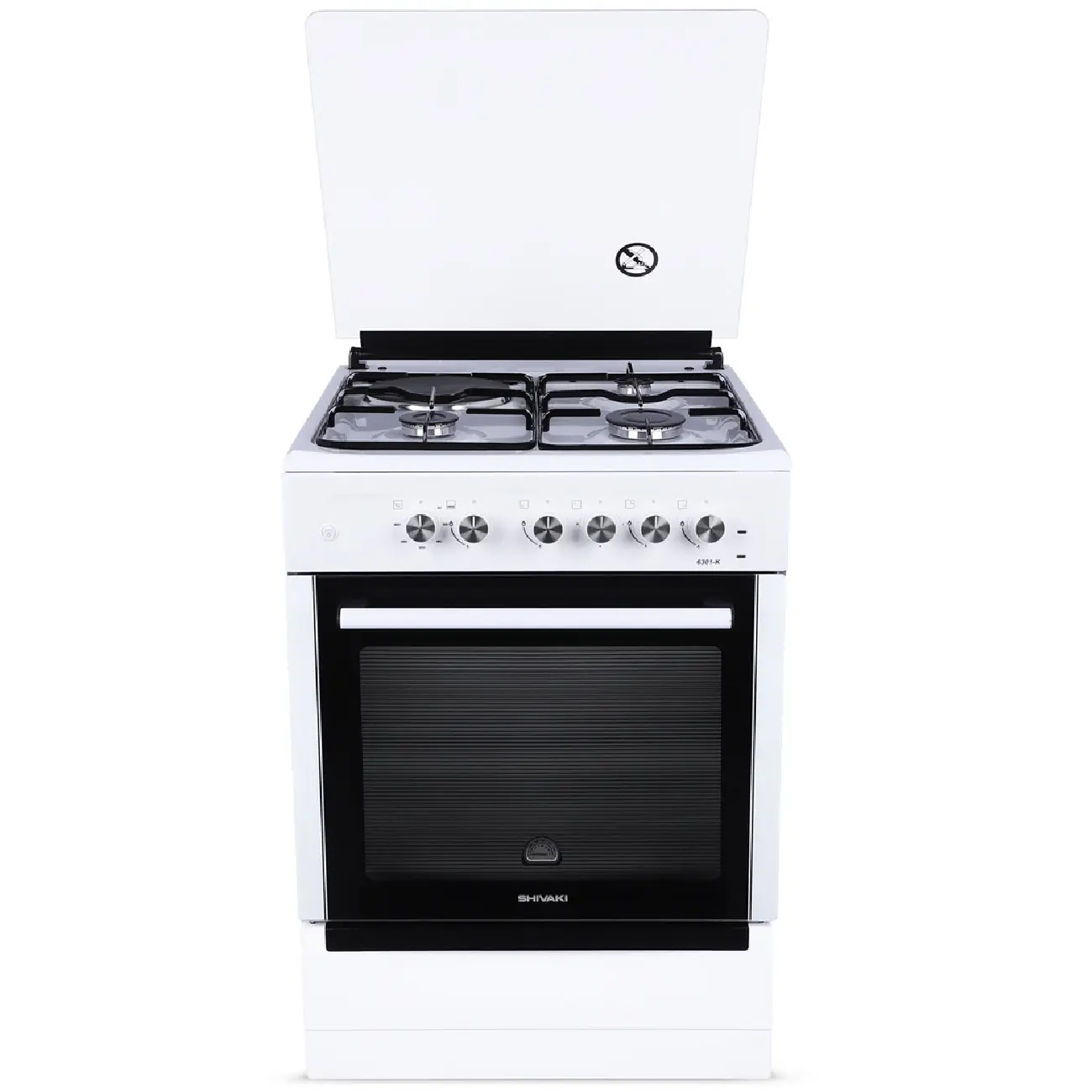 Газовая плита Shivaki 6301-K White