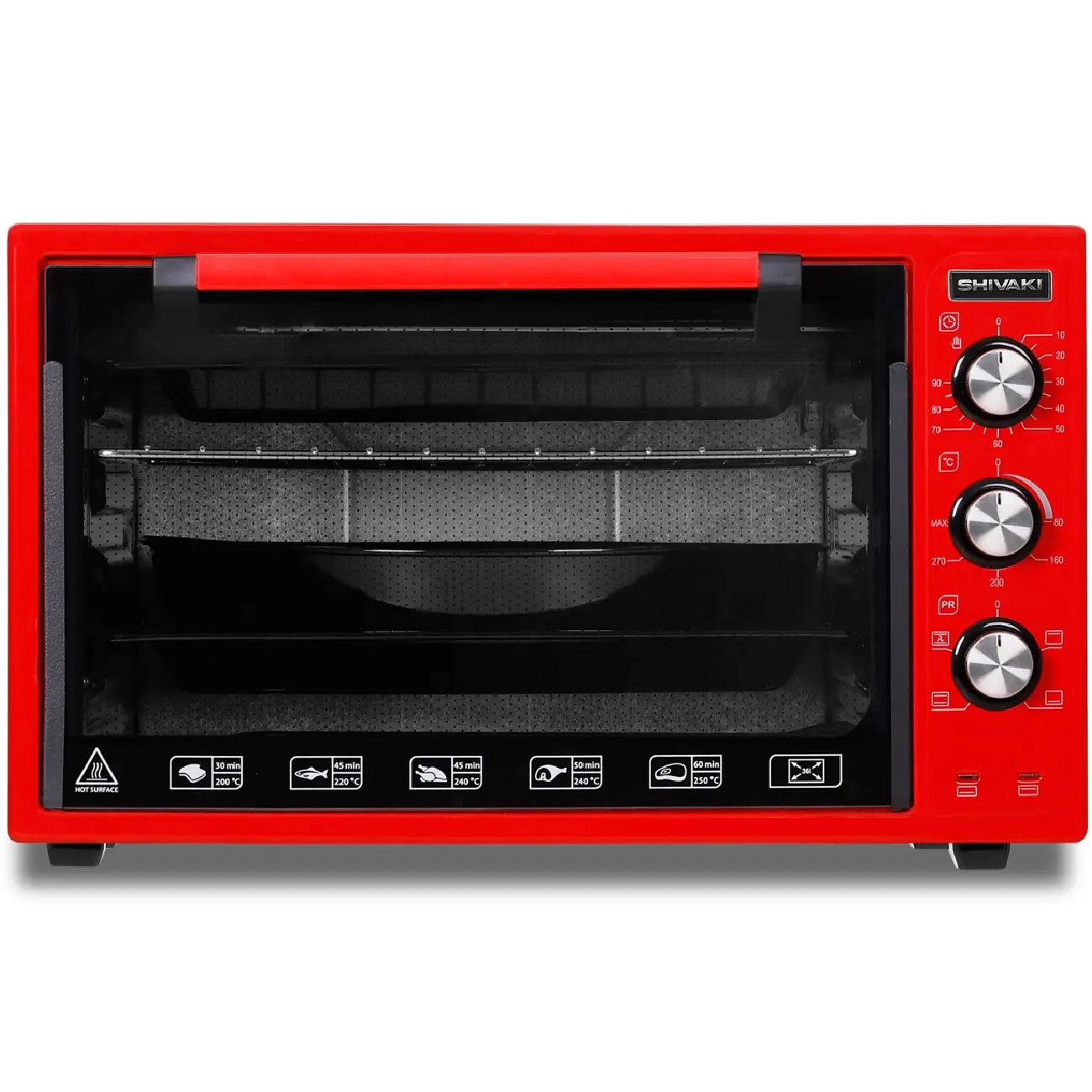 Мини-печь Shivaki 3618 Red