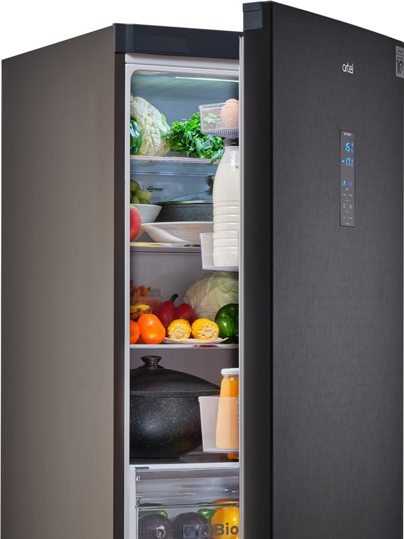 Холодильник Artel HD 430RWENE Black Invertor