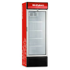 Витринный холодильник Shivaki HS474SN Red