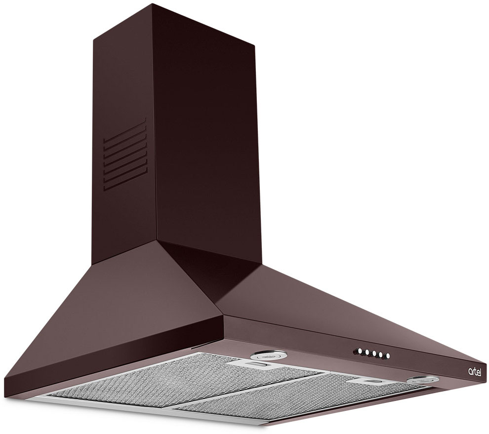Кухонная вытяжка Artel 0760 Prima Lux brown Пирамида