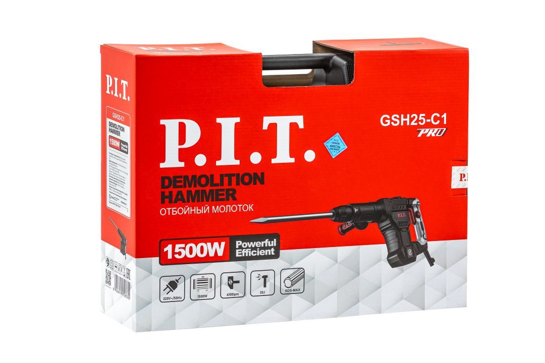 Молоток отбойный P.I.T. GSH25-C1 1500 Вт