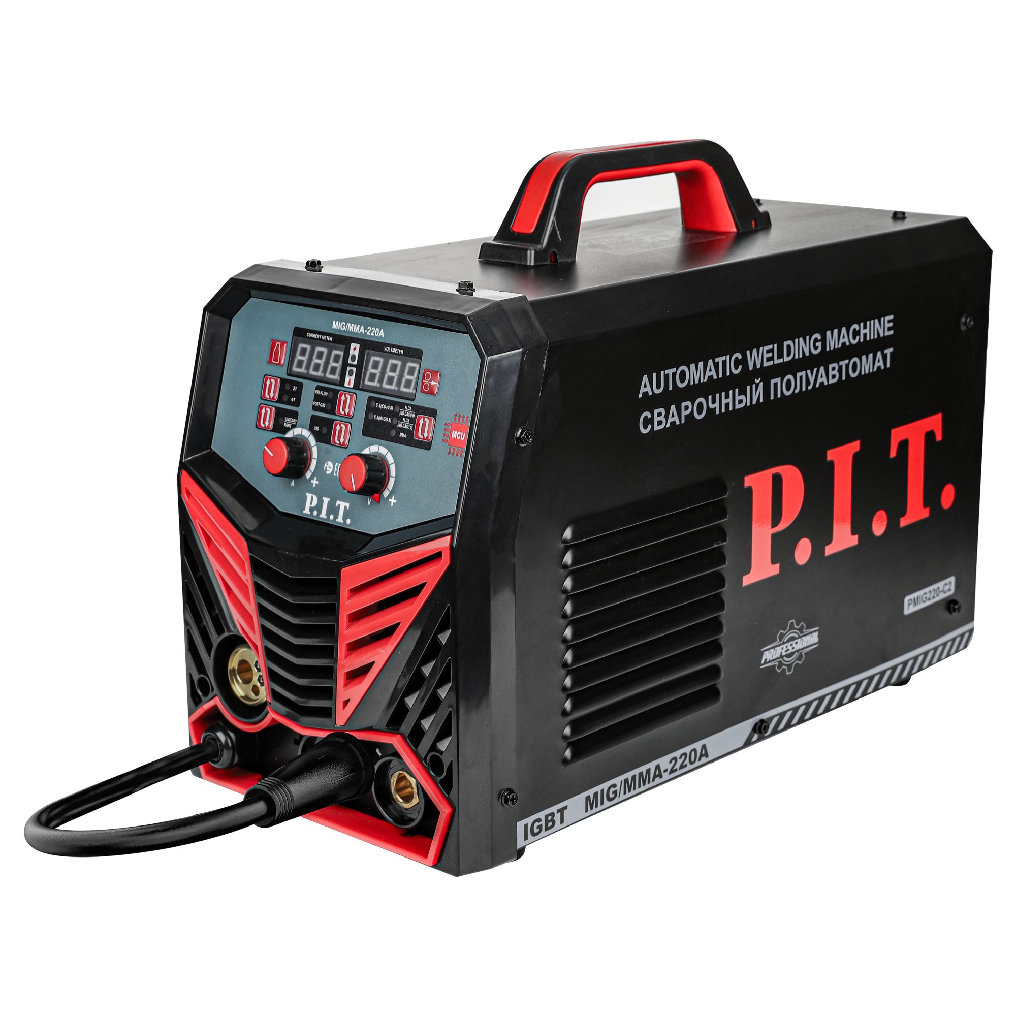 Yarimavtomatik payvandlash apparati P.I.T. PMIG220-С2 – 7.5 kVt, 220A