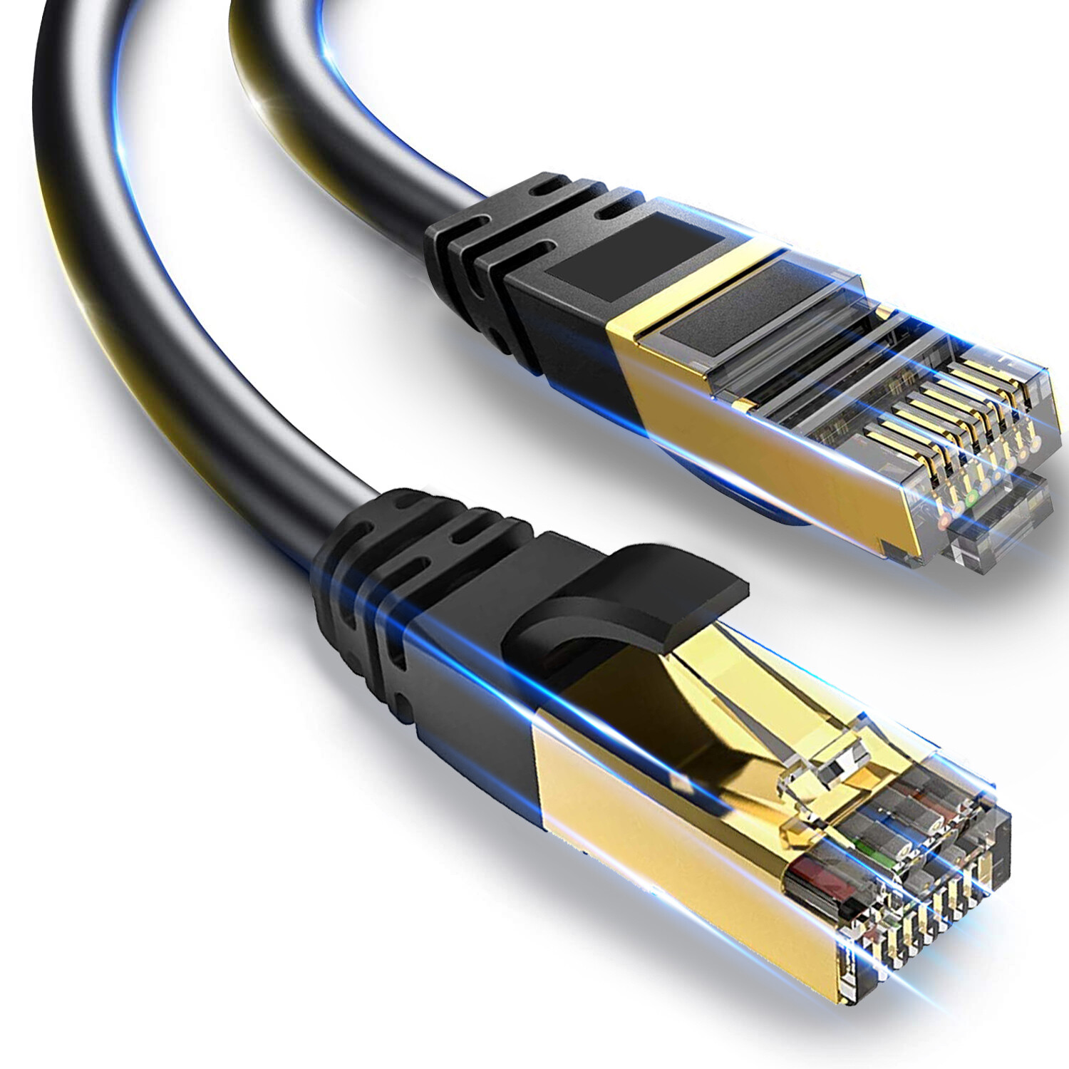 LAN tarmoq kabeli CAT-8 JH, 0.5 metr