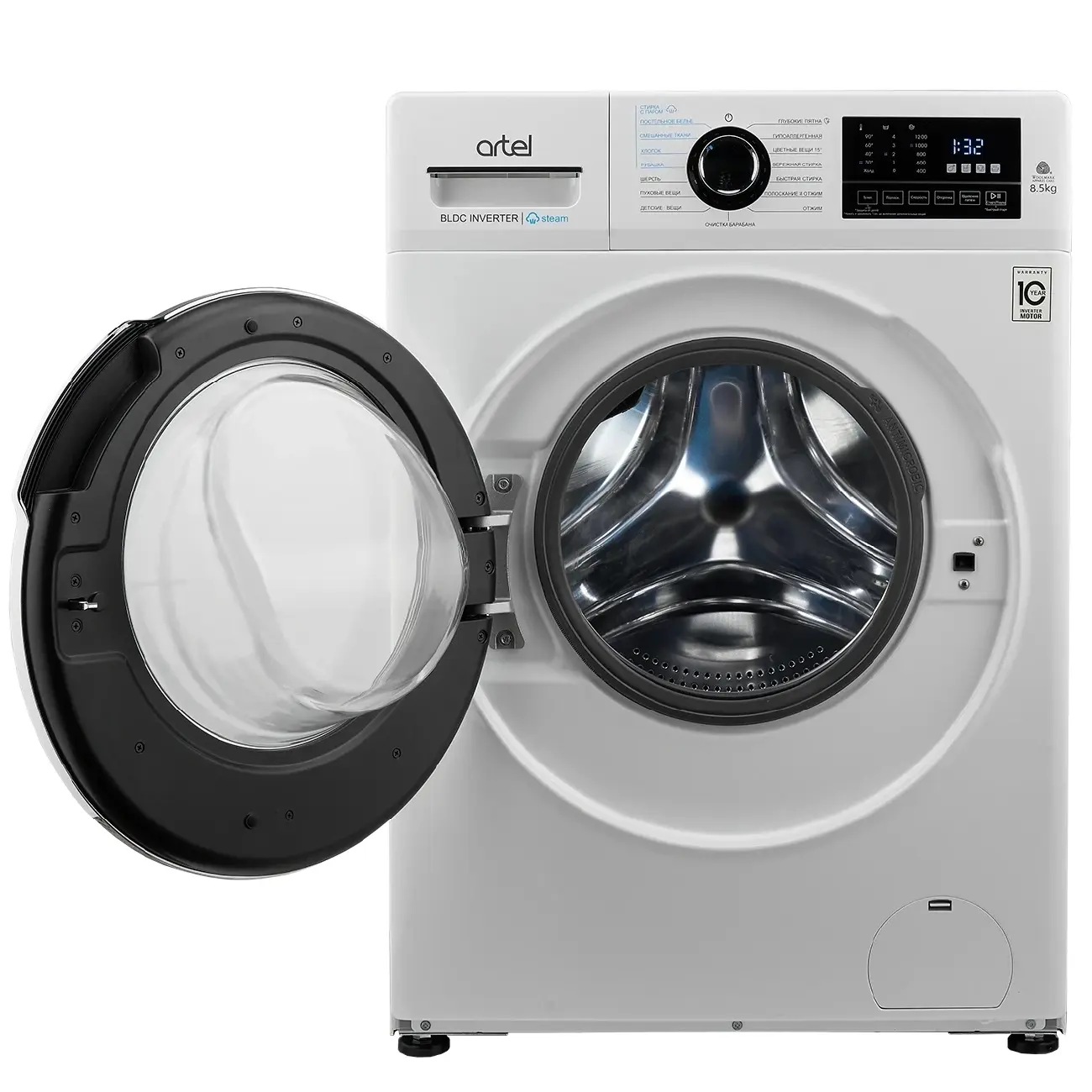 Стиральная машина-автомат ARTEL-WF85L2311E, White, 8,5кг