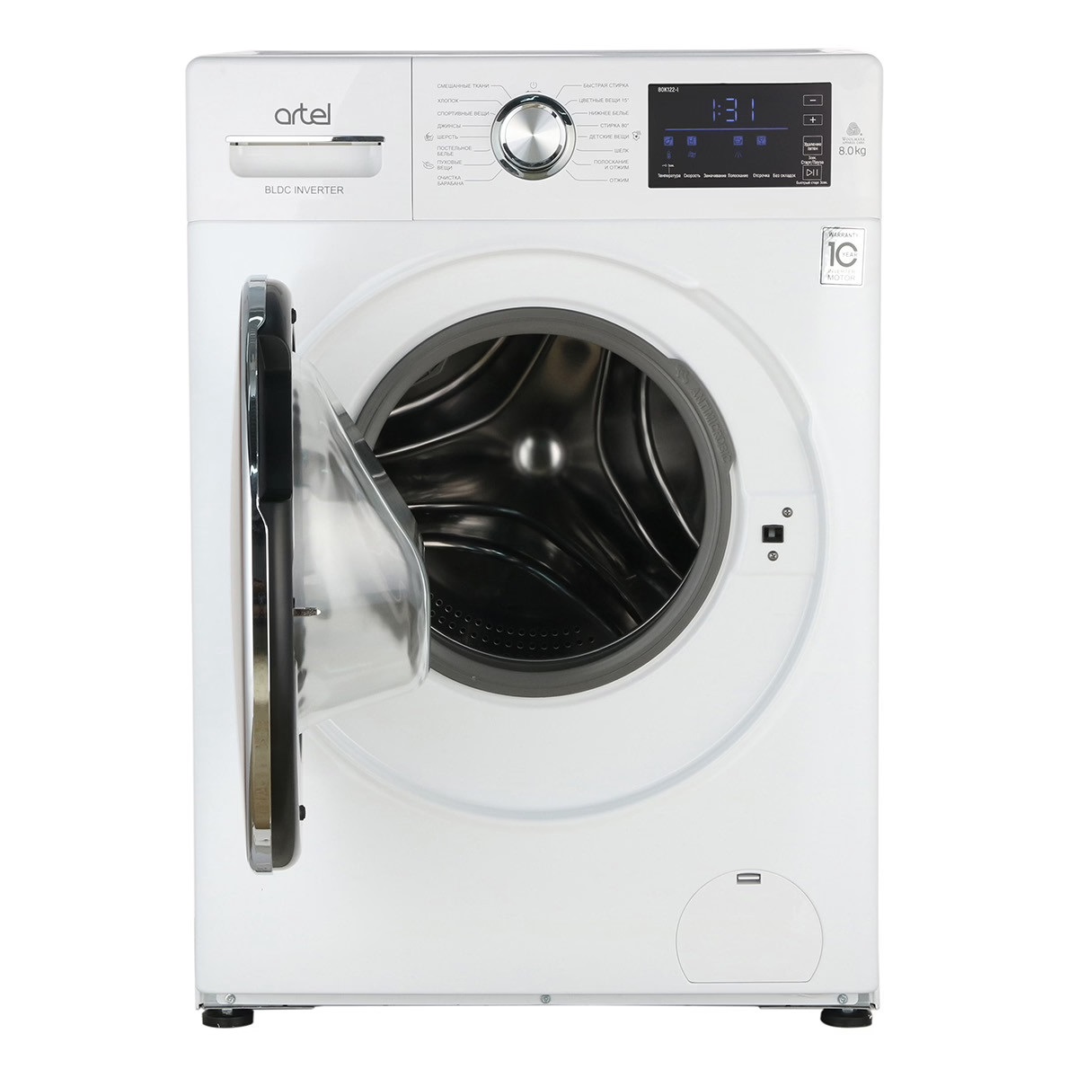 Стиральная машина-автомат Artel-WF80G447DW, DD, 8кг, White
