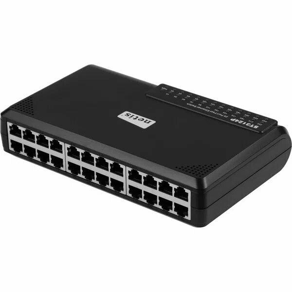 Коммутатор Netis ST3124P, Black