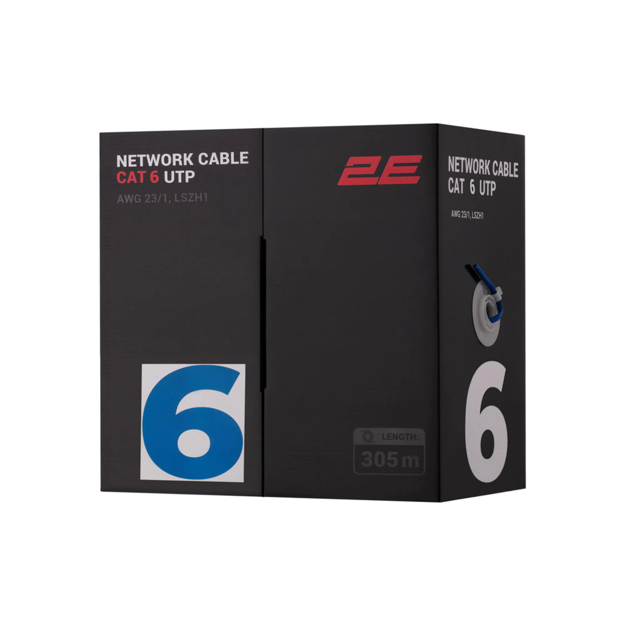 Кабель 2E CAT 6, U-UTP