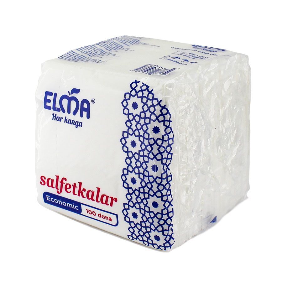 Салфетки Elma 29х29см 100шт