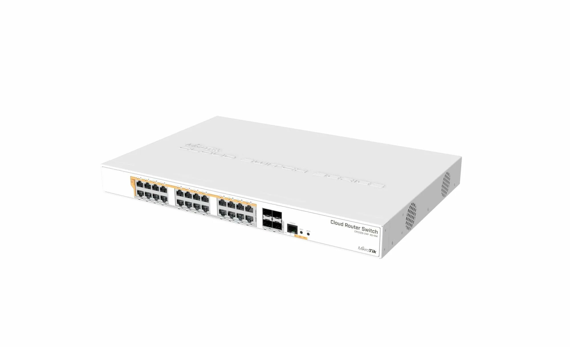 Коммутатор Mikrotik CRS328-24P-4S+RM;