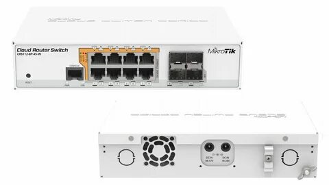 Коммутатор Mikrotik CRS112-8P-4S-IN;
