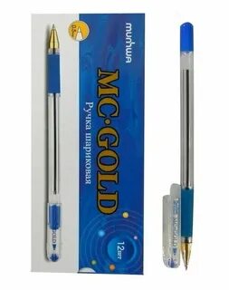 Ручка масляная  Sigma Plus Gold 1,0мм Blue Claro
