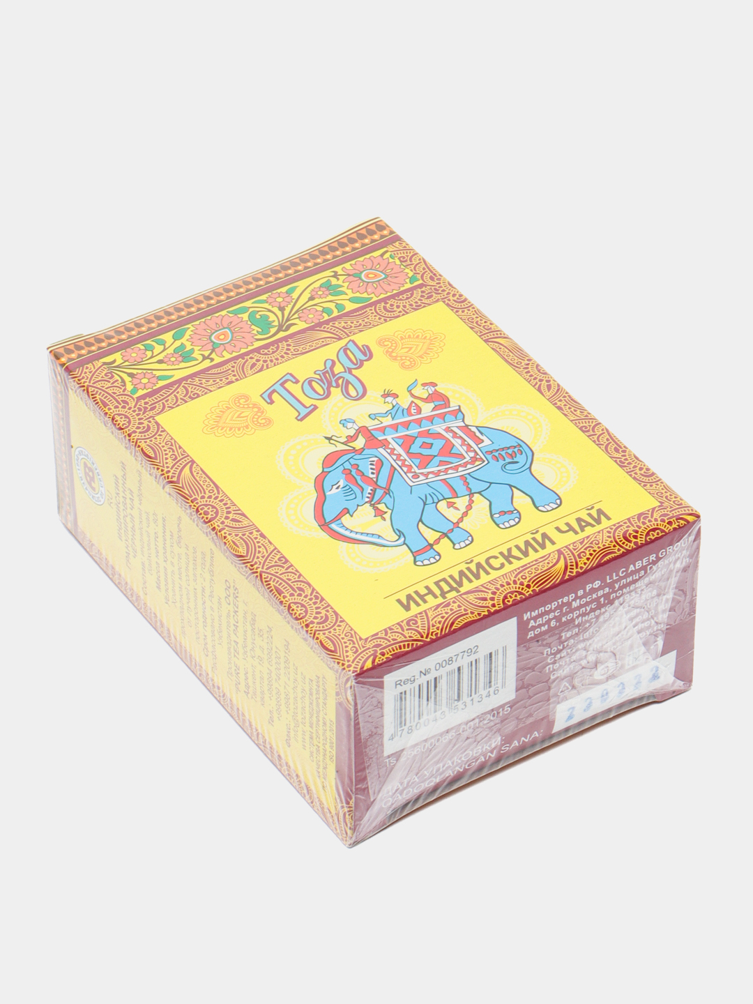 Чай чёрный Toza Индийский гранулированный, 80 г