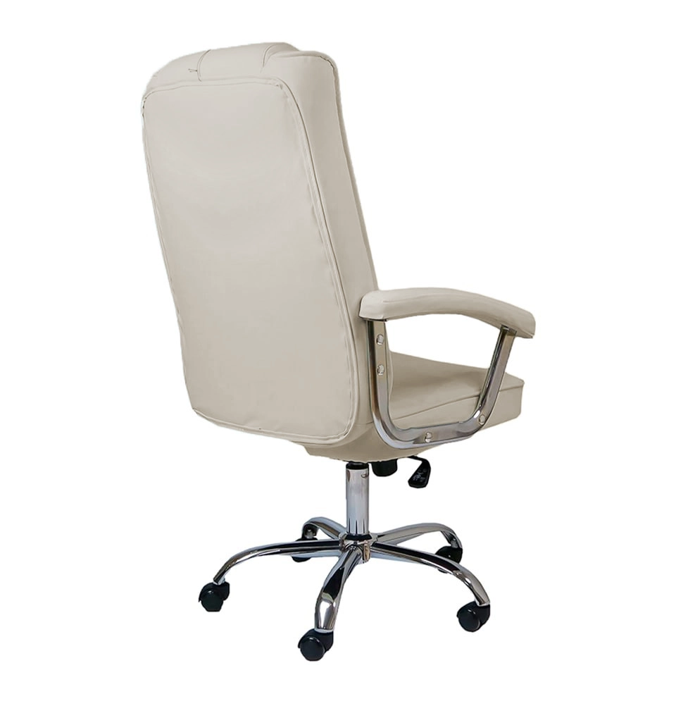 Кресло руководительское LEO CHROME офисное, Beige
