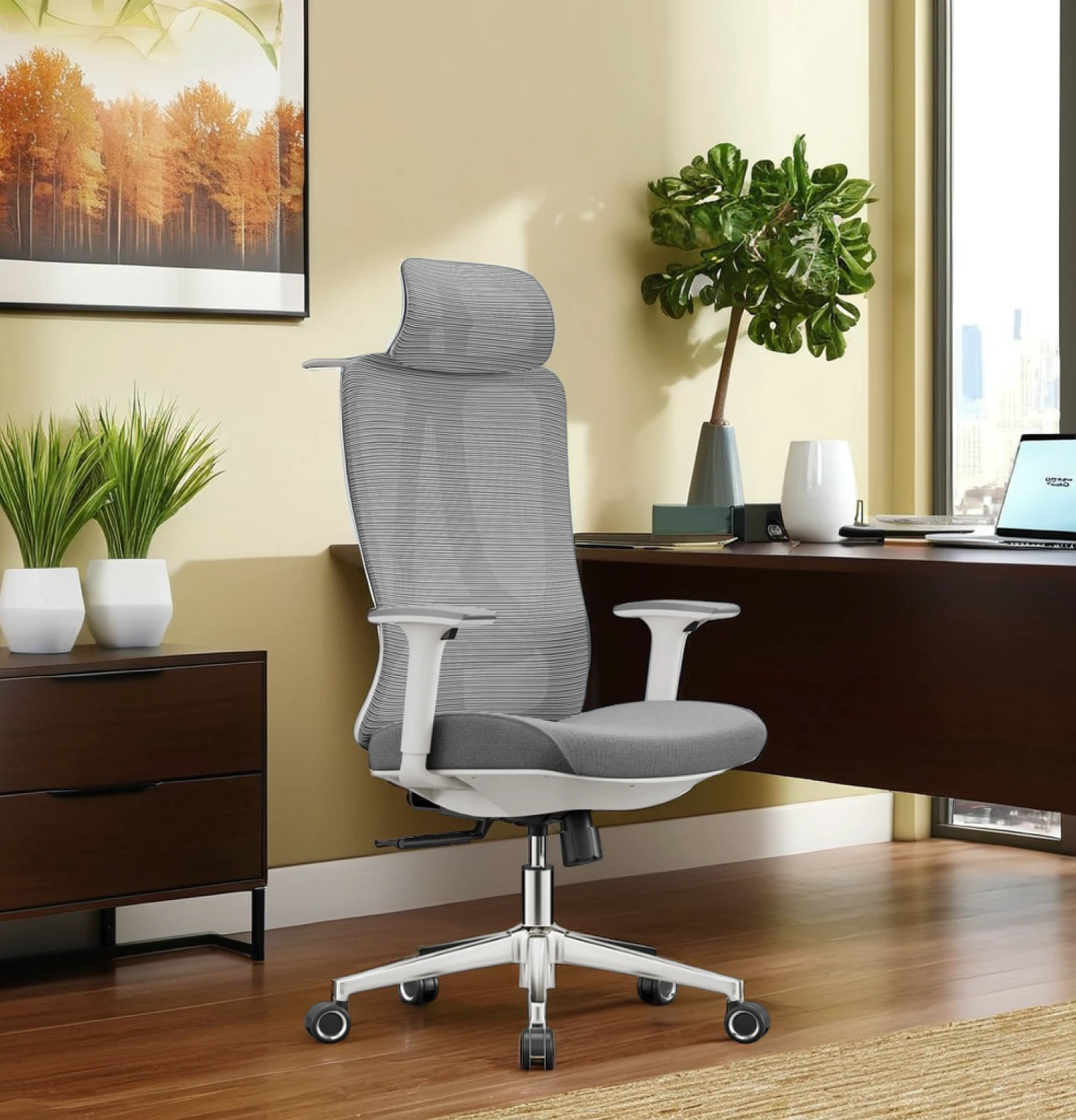 Кресло для персонала VOOYA офисное, Gray
