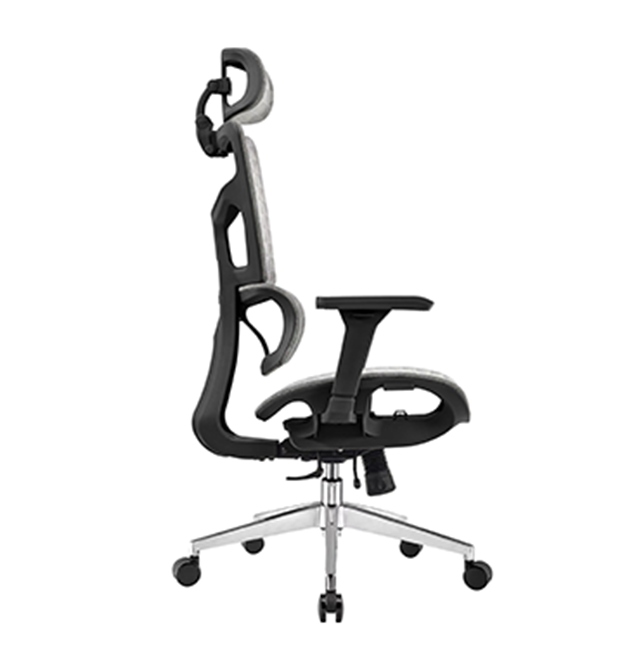 Кресло для персонала JOURNEY офисное, seat sliding Gray