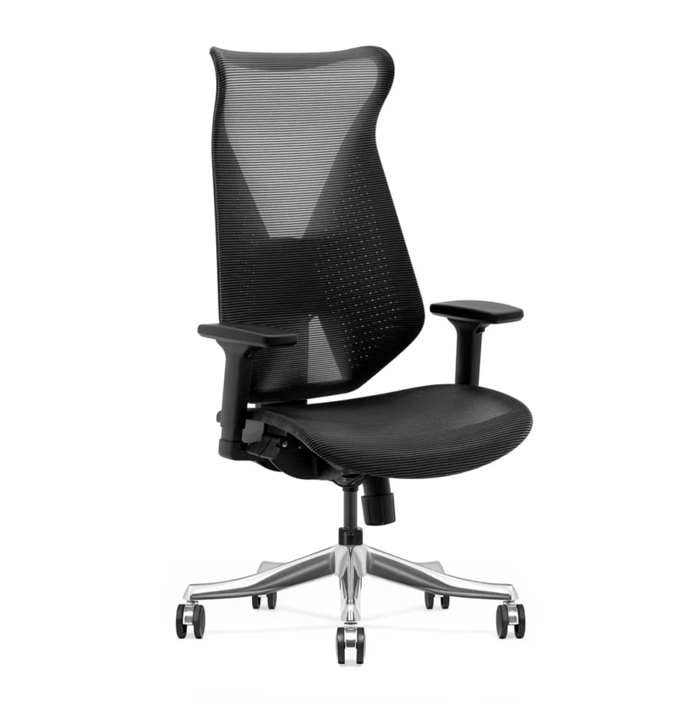 Кресло руководительское WARRIOR CHROME офисное, Black