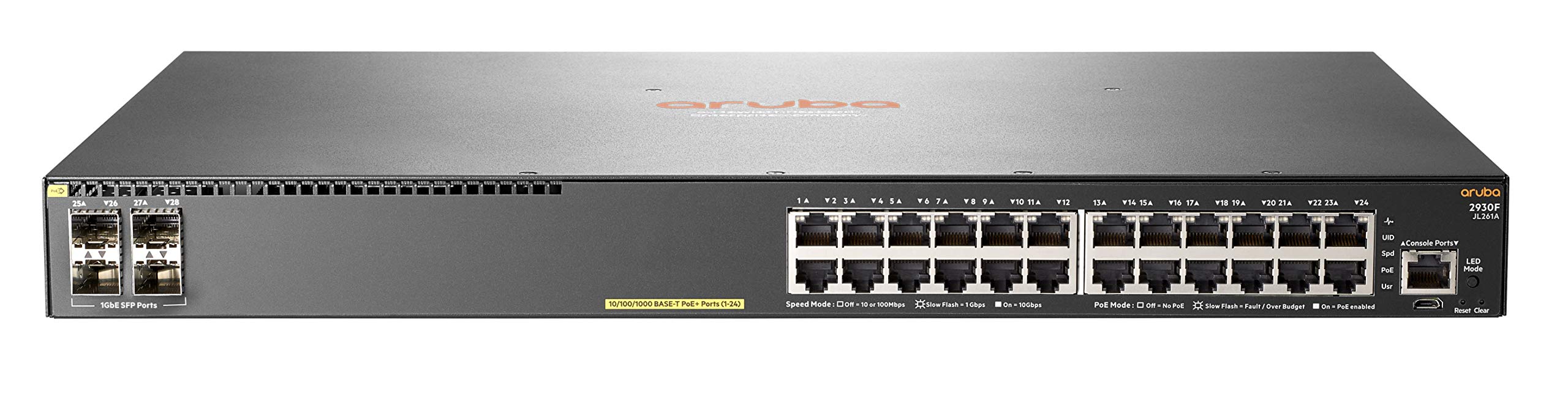 Коммутатор Aruba 2930F, 48 портов, 4 SFP+,